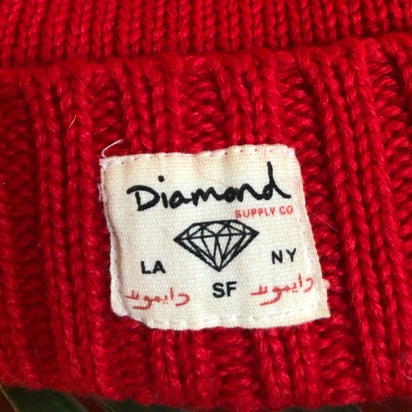 ♦ ⟡ DIAMOND SUPPLY BEANIE ⟡ ♦ - Picture 2 of 2